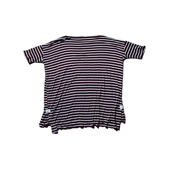 Women's Red/White Stripped short sleeve top. Boutique Brand Emerald. - Picture 2 of 6